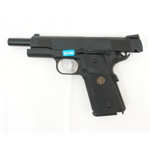 Страйкбольный пистолет WE Colt M1911A1 M.E.U. Black (WE-E008A-BK)